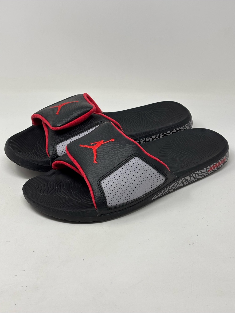 Air Jordan Men’s hydro 3 slides sandals size 13 red/black